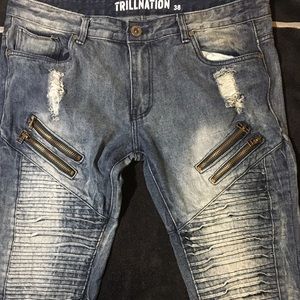 TRILLNATION BIKER JEANS